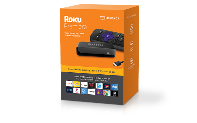 Roku Premiere, Reproductor 4K y HDR fácil de usar