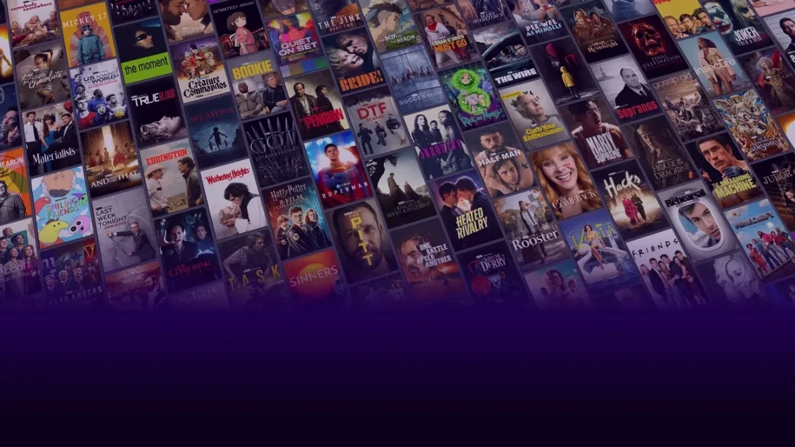 An image of Movie and Show selections from HBO Max