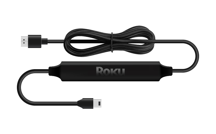 Roku USB Power Cable with Long-range Wi-Fi® Receiver (Models 3810 & 3811)