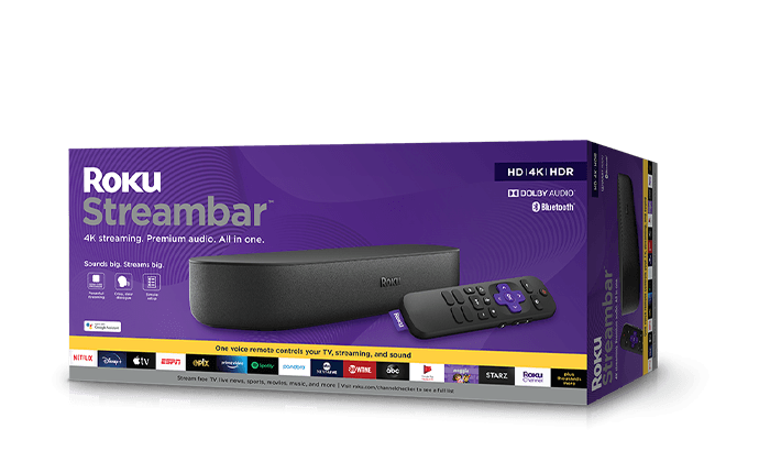 Roku Streambar Pro All In One Streaming Soundbar For Tv United States Roku