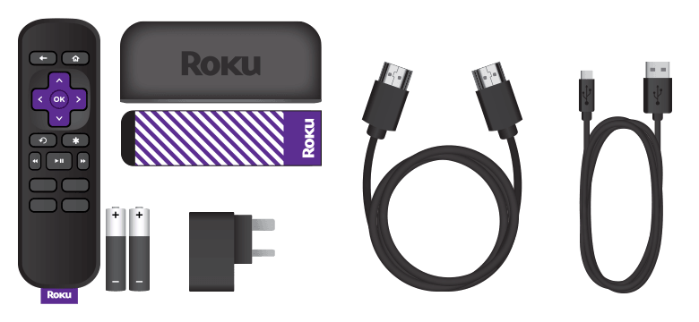 Items included when you purchase a Roku Premiere