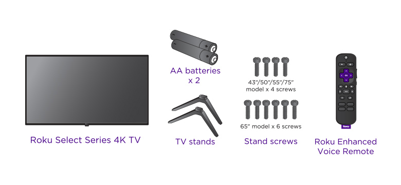 Roku 50 Class Select Series 4K Smart RokuTV 50R4A5R/50R4AX - Best Buy