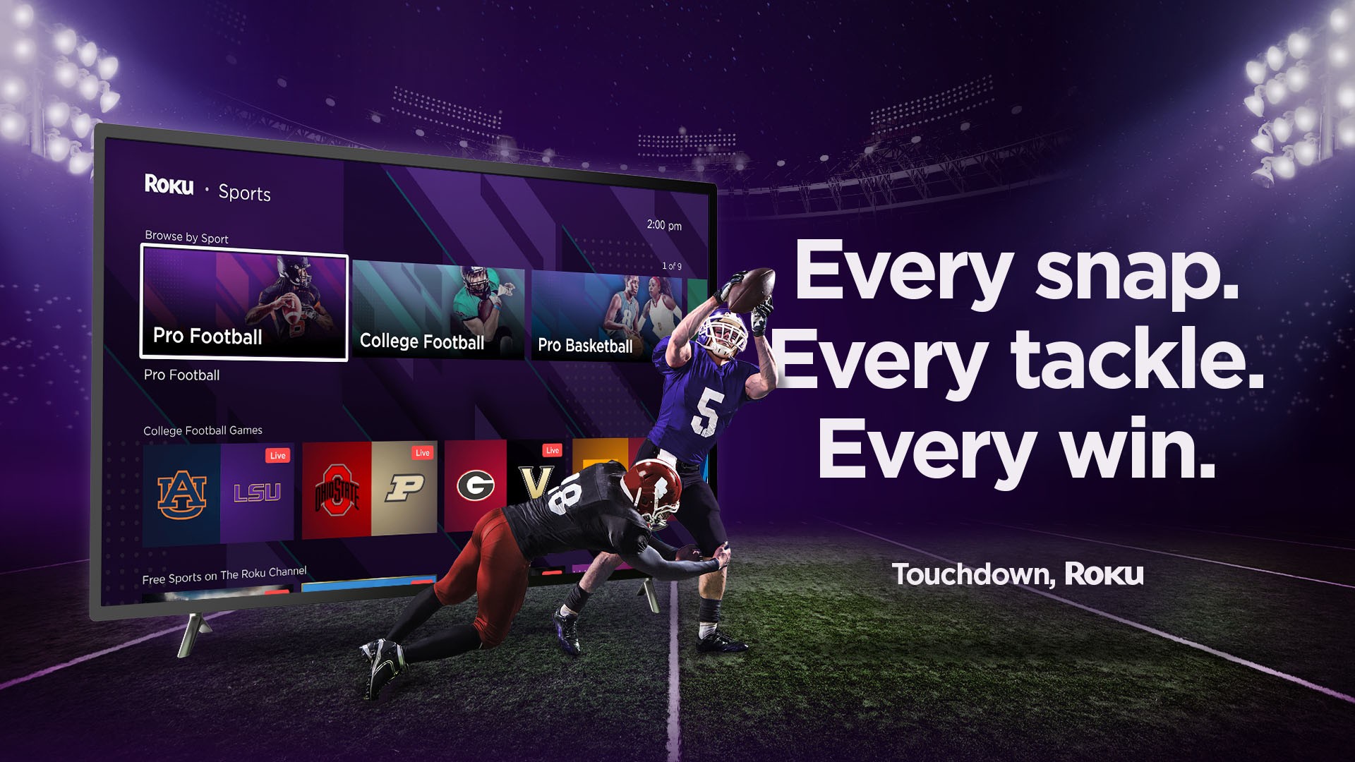 nfl games on roku today