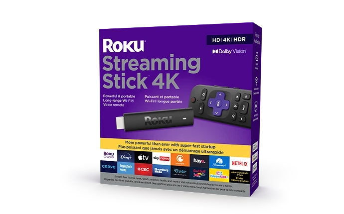 Roku Express 4K+ Reproductor multimedia de transmisión HD/4K/HDR