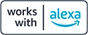 Funciona con el logotipo de Amazon Alexa