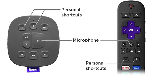roku touch tabletop remote