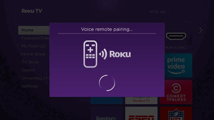 roku touch tabletop remote