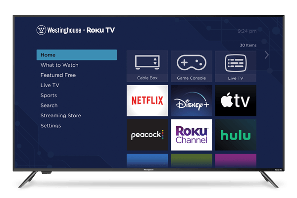 Westinghouse 24 HD Smart Roku TV, 720p High Definition Smart TV with Wi-Fi  Connectivity and Mobile App, Flat Screen TV Compatible with Apple Home