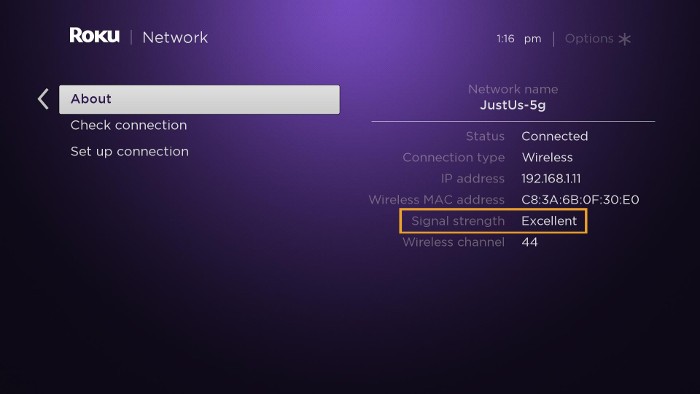 Tips for improving the wireless connection to your Roku