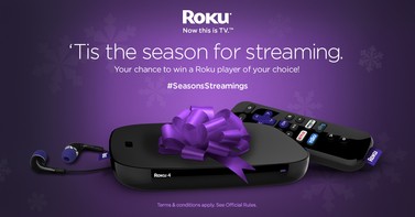 Image of post for blogenter for a chance to win a new roku player