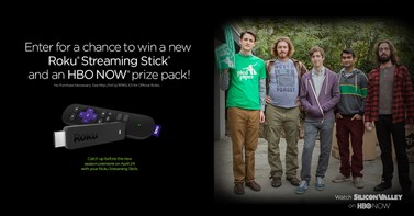Image of post for blogenter for a chance to win roku streaming stick and hbo now prize pack