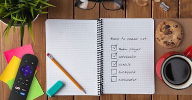 Image of post for blogstreaming your way back to school on the roku platform