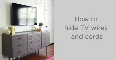 Clear The Clutter How To Hide Tv Wires And Cords Guest Post