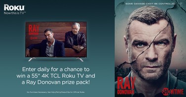 Image of post for blogwin 4k hdr tcl roku tv prizes ray donovan