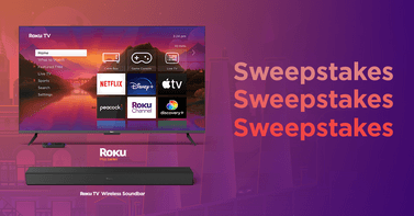 Enter for a chance to win a 55&#8243; Roku Plus Series TV &#8211; Roku TV Sweepstakes - Read on Roku Blog